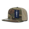 Decky 6 Panel High Profile Structured Camo Snapback | Decky 1049 Woodland/Woodland/Khaki OSFM