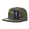 Decky 6 Panel High Profile Structured Camo Snapback | Decky 1049 Woodland/Woodland/Olive OSFM