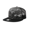 Decky 6 Panel High Profile Structured Camo Trucker | Decky 1055 BLK/NTG/BLK OSFM