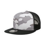 Decky 6 Panel High Profile Structured Camo Trucker | Decky 1055 BLK/URB/BLK OSFM