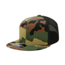 Decky 6 Panel High Profile Structured Camo Trucker | Decky 1055 Woodland/Woodland/Black OSFM