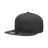 Decky 6 Panel High Profile Structured Cotton Blend Snapback | Decky 361 Black OSFM