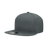 Decky 6 Panel High Profile Structured Cotton Blend Snapback | Decky 361 Charcoal OSFM