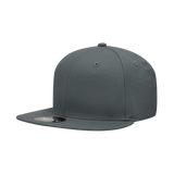 Decky 6 Panel High Profile Structured Cotton Blend Snapback | Decky 361 Charcoal OSFM