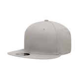 Decky 6 Panel High Profile Structured Cotton Blend Snapback | Decky 361 LGrey OSFM