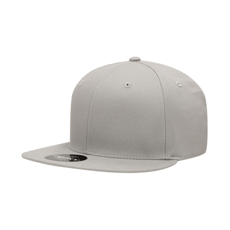 Decky 6 Panel High Profile Structured Cotton Blend Snapback | Decky 361 LGrey OSFM
