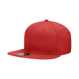 Decky 6 Panel High Profile Structured Cotton Blend Snapback | Decky 361 Red OSFM