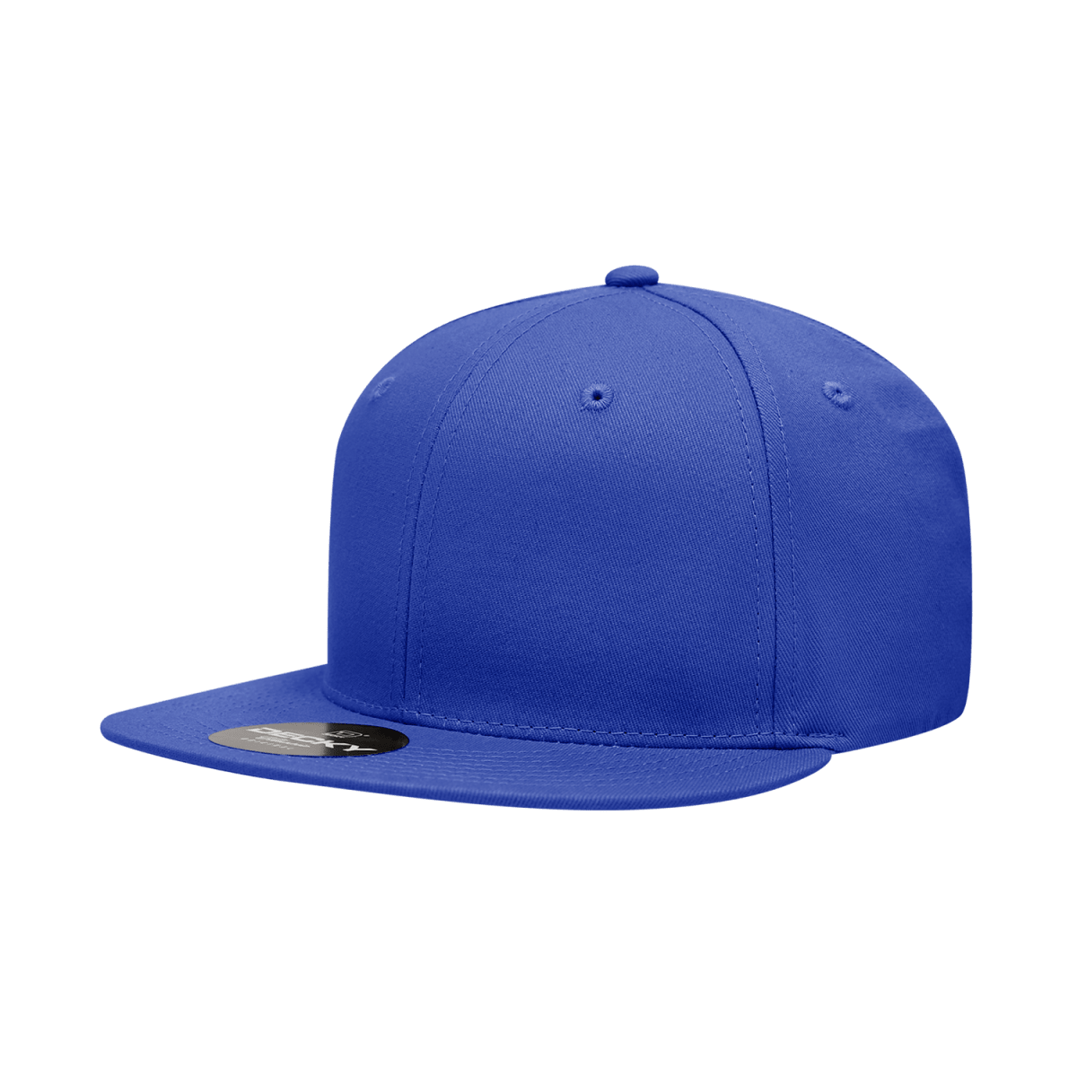 Decky 6 Panel High Profile Structured Cotton Blend Snapback | Decky 361 Royal OSFM