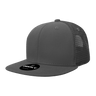 Decky 6 Panel High Profile Structured Cotton Blend Trucker | Decky 6033 Charcoal Standard