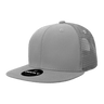 Decky 6 Panel High Profile Structured Cotton Blend Trucker | Decky 6033 Grey Standard
