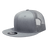 Decky 6 Panel High Profile Structured Cotton Blend Trucker | Decky 6033 Heather Grey Standard
