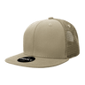 Decky 6 Panel High Profile Structured Cotton Blend Trucker | Decky 6033 Khaki Standard