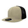Decky 6 Panel High Profile Structured Cotton Blend Trucker | Decky 6033 Khaki/Black Standard