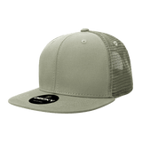 Decky 6 Panel High Profile Structured Cotton Blend Trucker | Decky 6033 Loden Standard