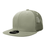Decky 6 Panel High Profile Structured Cotton Blend Trucker | Decky 6033 Loden Standard