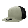 Decky 6 Panel High Profile Structured Cotton Blend Trucker | Decky 6033 Loden/Black Standard