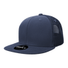 Decky 6 Panel High Profile Structured Cotton Blend Trucker | Decky 6033 Navy Standard