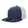 Decky 6 Panel High Profile Structured Cotton Blend Trucker | Decky 6033 Navy/White Standard