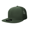 Decky 6 Panel High Profile Structured Cotton Blend Trucker | Decky 6033 Olive Standard