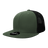Decky 6 Panel High Profile Structured Cotton Blend Trucker | Decky 6033 Olive/Black Standard
