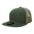 Decky 6 Panel High Profile Structured Cotton Blend Trucker | Decky 6033 Olive/Khaki Standard