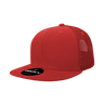 Decky 6 Panel High Profile Structured Cotton Blend Trucker | Decky 6033 Red Standard