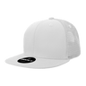 Decky 6 Panel High Profile Structured Cotton Blend Trucker | Decky 6033 White Standard