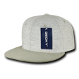 Decky 6 Panel High Profile Structured Jersey Knit Snapback | Decky 1131 Cream OSFM
