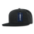 Decky 6 Panel High Profile Structured Melton Snapback | Decky 1087 Charcoal/Black OSFM