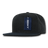 Decky 6 Panel High Profile Structured Melton Snapback | Decky 1087 Charcoal/Navy OSFM