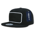 Decky 6 Panel High Profile Structured Patch Snapback | Decky 1096 Black OSFM