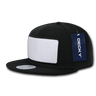 Decky 6 Panel High Profile Structured Patch Snapback | Decky 1096 Black /White Patch OSFM