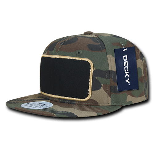 Decky 6 Panel High Profile Structured Patch Snapback | Decky 1096 Woodland/Woodland/Woodland OSFM