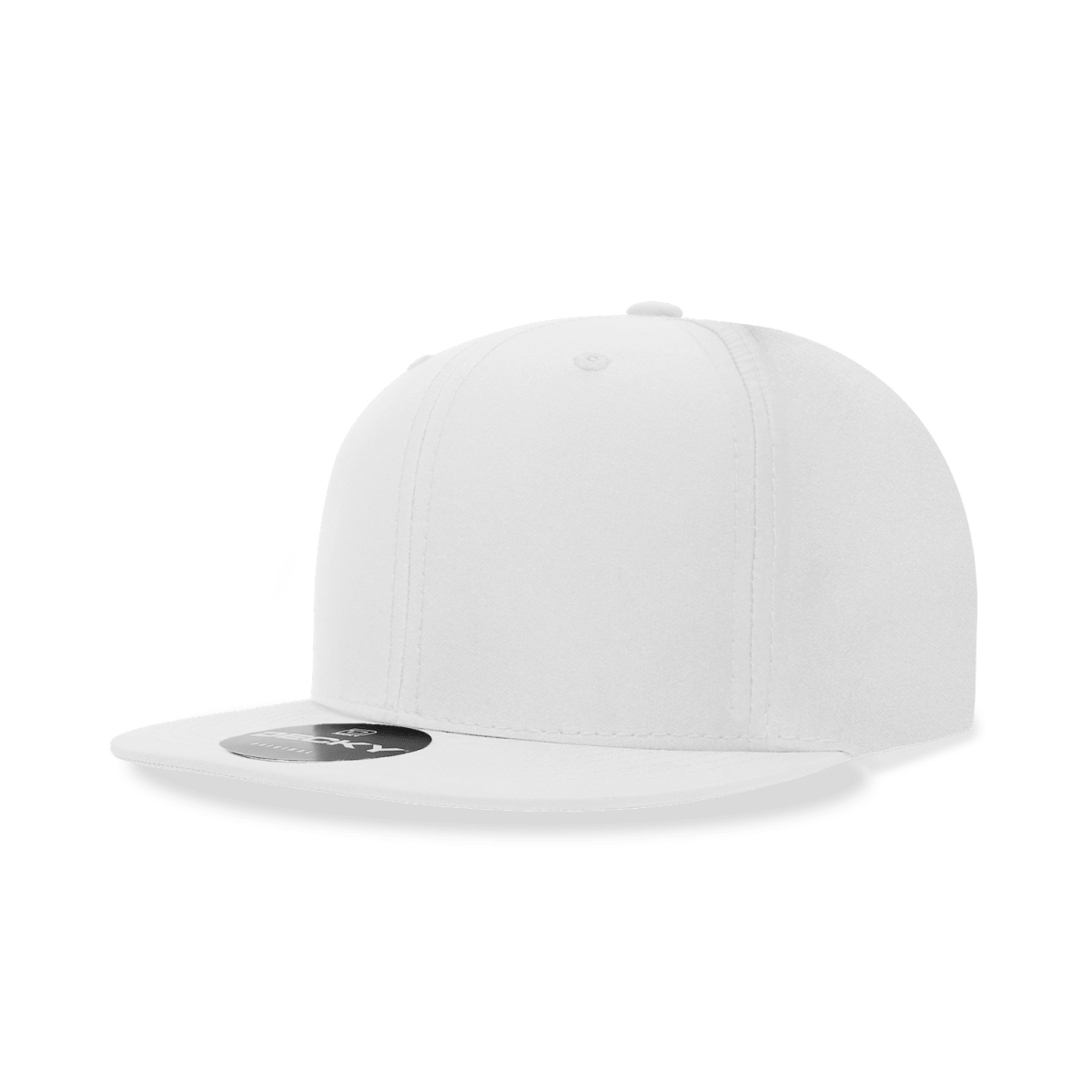 Decky 6 Panel High Profile Structured Performance Snapback | Decky 6223 White White