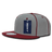 Decky 6 Panel High Profile Structured Piped Snapback | Decky 1078 Cardinal OSFM