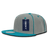 Decky 6 Panel High Profile Structured Piped Snapback | Decky 1078 Teal OSFM