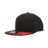 Decky 6 Panel High Profile Structured Plaid Bill Snapback | Decky 1045 Black/Red OSFM