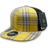 Decky 6 Panel High Profile Structured Plaid Trucker | Decky 6016 6016 - 103 OSFM