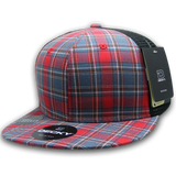 Decky 6 Panel High Profile Structured Plaid Trucker | Decky 6016 6016 - 108 OSFM