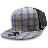 Decky 6 Panel High Profile Structured Plaid Trucker | Decky 6016 6016 - 109 OSFM