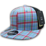 Decky 6 Panel High Profile Structured Plaid Trucker | Decky 6016 6016 - 113 OSFM