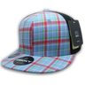Decky 6 Panel High Profile Structured Plaid Trucker | Decky 6016 6016 - 113 OSFM