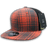 Decky 6 Panel High Profile Structured Plaid Trucker | Decky 6016 6016 - 124 OSFM