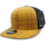 Decky 6 Panel High Profile Structured Plaid Trucker | Decky 6016 6016 - 135 OSFM
