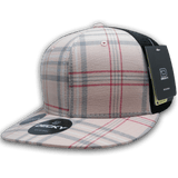 Decky 6 Panel High Profile Structured Plaid Trucker | Decky 6016 6016 - 138 OSFM
