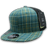 Decky 6 Panel High Profile Structured Plaid Trucker | Decky 6016 6016 - 139 OSFM