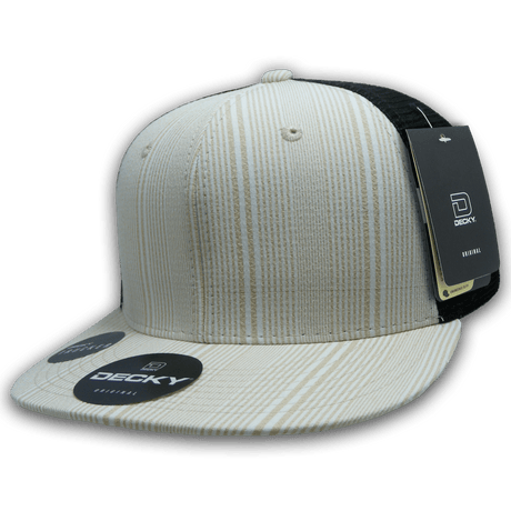 Decky 6 Panel High Profile Structured Plaid Trucker | Decky 6016 6016 - 142 OSFM