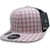 Decky 6 Panel High Profile Structured Plaid Trucker | Decky 6016 6016 - 144 OSFM