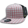 Decky 6 Panel High Profile Structured Plaid Trucker | Decky 6016 6016 - 144 OSFM