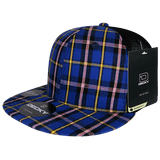Decky 6 Panel High Profile Structured Plaid Trucker | Decky 6016 6016 - 190 OSFM